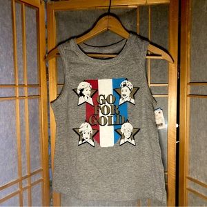 “Go for the Gold” Golden Girls Tank Top- Olympic costume? 6 size Small available